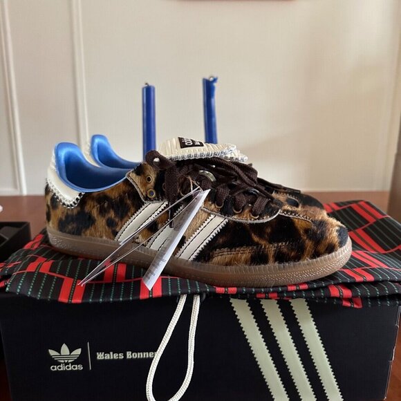 NWT adidas Samba Pony Wales Bonner Leopard - Picture 1 of 4